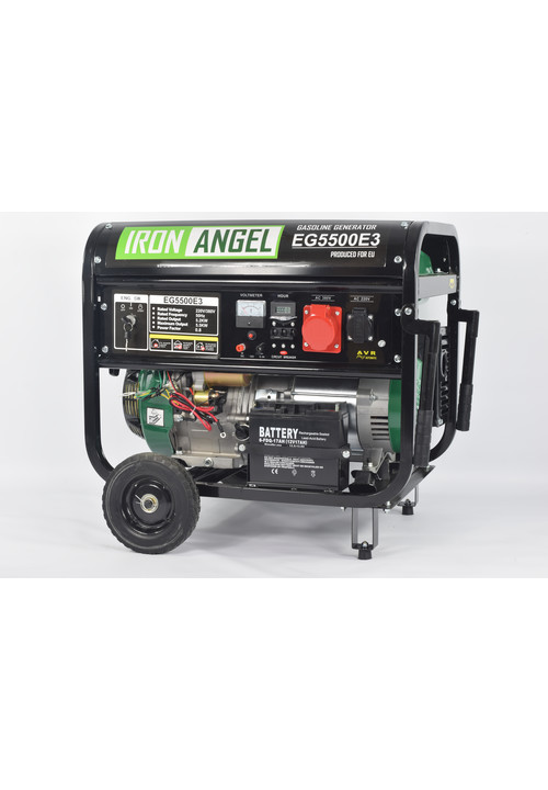 Генератор бензиновий Iron Angel EG 5500E3