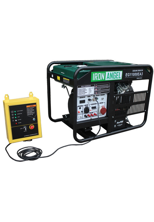 Генератор IRON ANGEL EG 11000 EA3 + блок автоматики