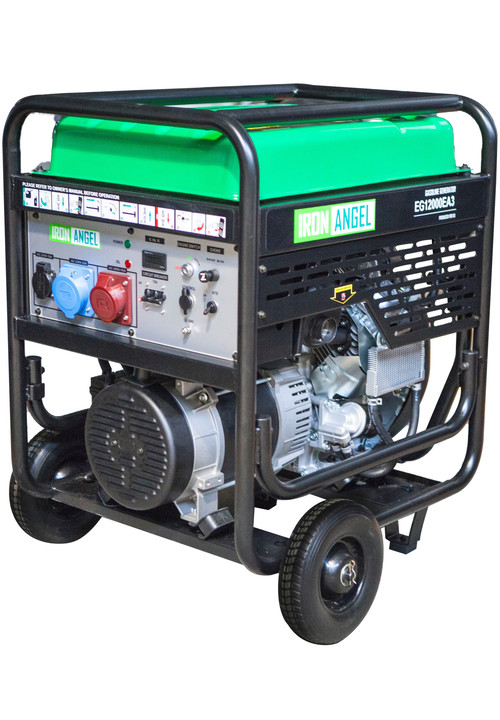 Генератор IRON ANGEL EG12000EA3 + блок автоматики